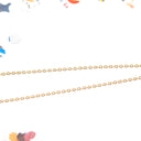 Collana con ciondolo con coriandolo