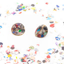 Orecchini da lobo con coriandoli