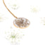 Collana lunga con fiore di carota selvatica