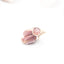 Anello in argento con buccia d'aglio