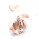 Anello in argento con buccia d'aglio