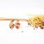Orecchini a goccia in resina e spaghetti, aglio e peperoncino