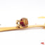 Anello in ottone con spaghetti, aglio e peperoncino