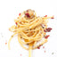 Anello in ottone con spaghetti, aglio e peperoncino