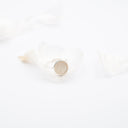 Anello in argento con buccia di cipolla bianca