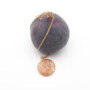 Collana con ciondolo in resina e fico