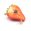 Orecchini da lobo con fragola