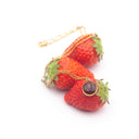 Collana con ciondolo con fragola