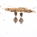 Orecchini pendenti con mangime per volatili