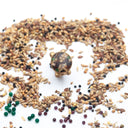 Anello in ottone con mangime per volatili