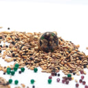 Anello in ottone con mangime per volatili