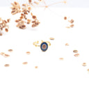 Anello in ottone con seme di ombrellino pugliese