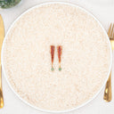 Orecchini pendenti con zafferano e avventurina