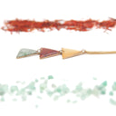 Collana con triangoli di zafferano, foglie dorate e avventurina