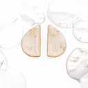 Orecchini a lobo con lunaria