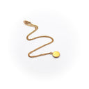 Collana con ciondolo con fiore di non ti scordar di me