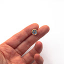 Orecchini da lobo con fiore di non ti scordar di me