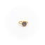 Anello regolabile in resina e fiore di non ti scordar di me