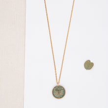 Load image into Gallery viewer, Wild carrot flower pendant necklace
