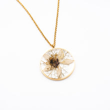 Load image into Gallery viewer, Wild carrot flower pendant and necklace
