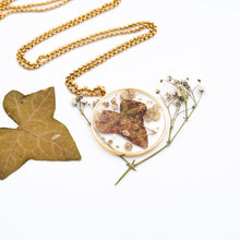 Load image into Gallery viewer, Wild carrot flower pendant and necklace
