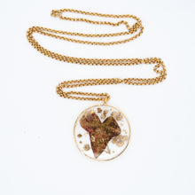 Load image into Gallery viewer, Wild carrot flower pendant and necklace
