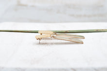 Load image into Gallery viewer, Drop earrings with palm leaf inserts
